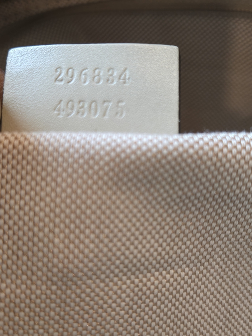 Gucci GG Canvas Sukey Shoulder Bag 296834 Beige Leather With Certificate Of AUTH - Picture 12 of 17